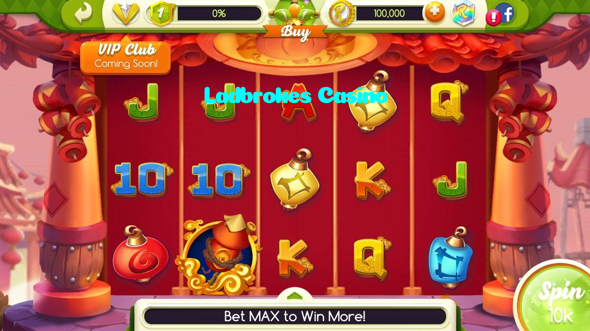 Ladbrokes Casino casino presented on mobile device in Pakistan with slots and live games